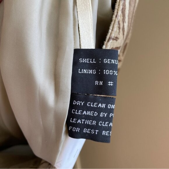 BABY PHAT GENUINE LEATHER TIGER PRINT WIDE LEG PANTS - Picture 10 of 12